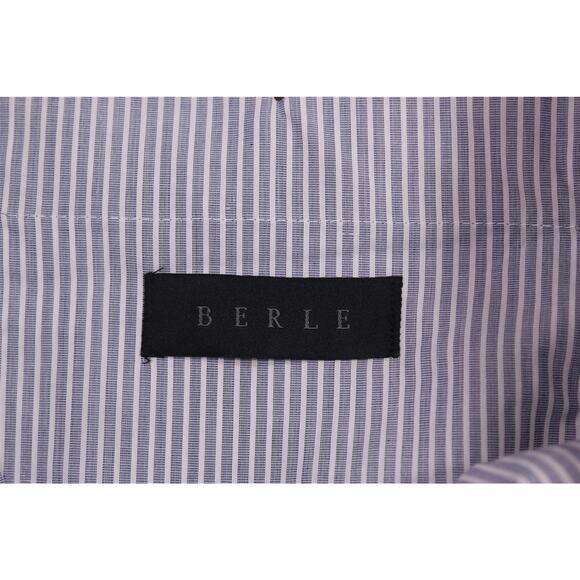 Berle Taupe Wool Stretch Flat Front Dress Pants Trousers 34 x unhemmed New - Picture 8 of 8